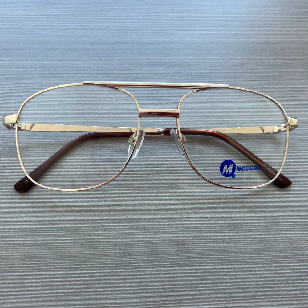 Modern Optical Crusader Frame- Gold
